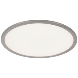 Led-deckenleuchte Imo Silber/weiss Max. 24 Watt  
