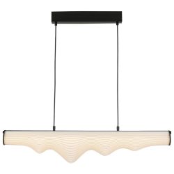 Led-hängeleuchte Laseri Schwarz/weiss Max. 21 Watt 90/6,5/120 cm  