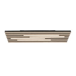 Led-deckenleuchte Pani Schwarz/edelstahl Max. 24 Watt  