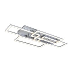 Led-deckenleuchte Mega Silberfarben Max. 32 Watt  