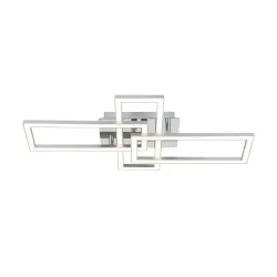 Led-deckenleuchte Omie Silber-/chromfarben Max. 24 W  