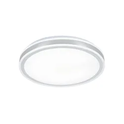 Led-deckenleuchte Farbi Weiss/chrom Max. 18 Watt  