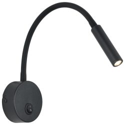 Led-wandleuchte Huoim Schwarz Max. 3 Watt  