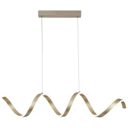 Led-hängeleuchte Chamo Champagner Max. 24 Watt 90/18/150 cm  