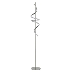 Led-stehleuchte Lina Chrom/nickelfarben Max. 15 W  