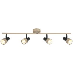 Strahler Simba Schwarz/sandfarben Max. 25 W  70/9,7/13 cm 