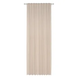 Fertigvorhang Leo Sand 135x255cm blickdicht 