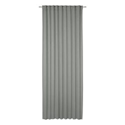 Fertigvorhang Ben Silberfarben Ca. 135x245cm halbtransparent 