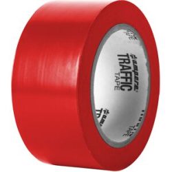 Bodenmarkierungsband, Breite 50 mm, rot Ampere
