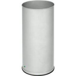 Schirmständer, Höhe 610 mm, Vollblech, verzinkt, lichtgrau RAL 7035 VAR