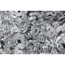 kaiserkraft SizzlePak Papier-Füllmaterial, 10 kg, Füllvolumen 350 l, silber, Palette mit VE 12 Stk