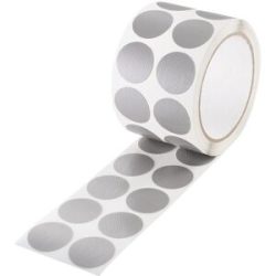 Gewebeklebepunkte, 500 Etiketten pro Rolle, Ø 30 mm, ab 80 Stk ratioform