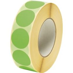 Markierungspunkte, Ø 40 mm, 2000 Stk pro Rolle, grün ratioform