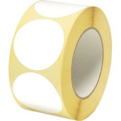 Markierungspunkte, Ø 60 mm, 1000 Stk pro Rolle, weiß, ab 10 Stk ratioform