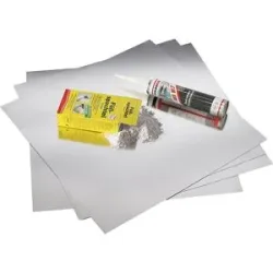 Magnetwand-Set, mit Zubehör, Metalltafeln unter der Tapete, 8 Platten = 2 m² magnetoplan