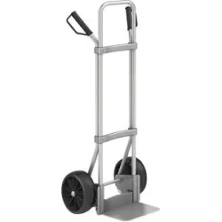 Aluminium-Sackkarre, Schaufel-BxT 280 x 250 mm, Alu, Vollgummibereifung eurokraft pro
