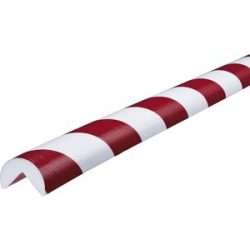 Eckschutzprofil Typ A, lfm. weiss/rot