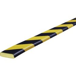 Knuffi® Flächenschutz, Typ F, 1 Rolle à 50 m, schwarz / gelb SHG