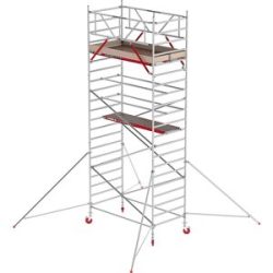 Fahrgerüst RS TOWER 42 breit, Holzplattform, Länge 2,45 m, Arbeitshöhe 7,20 m Altrex