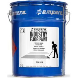 Bodenmarkierungsfarbe Industry Floor Paint®, Inhalt 5 l, weiß Ampere