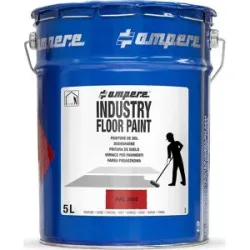 Bodenmarkierungsfarbe Industry Floor Paint®, Inhalt 5 l, rot Ampere
