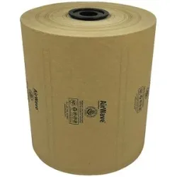 Luftkissenfolie AirWave® Papier, braun, Länge 300 m, BxH 210 x 100 mm, Palette mit VE 120 Stk ratioform terra