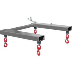 Traverse für Big-Bags, Traglast 1250 kg, mausgrau RAL 7005 eurokraft pro