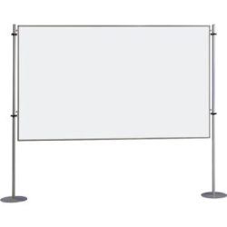Info-Wand, einteilig - Stahlblech, beschichtet, BxH 2000 x 1200 mm eurokraft basic