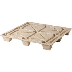 Pressholz-Palette, braun, LxB 1140 x 1140 mm, 2700 kg ratioform terra