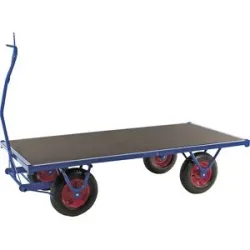 Schwerlastwagen, mit pannensicherer Bereifung, Ladefläche 1000 x 2000 mm Kongamek