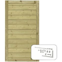 kaiserkraft PLUS Klink Einzeltür inkl. Beschläge, Holz, BxH 1000 x 1630 mm, natur