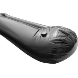 Hochwasser Barriere, wassergefüllt, schwarz, LxBxH 6100 x 165 x 600 mm PIG