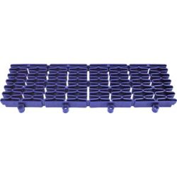 Kunststoff-Bodenfliese Yoga Easy Event, Belastbarkeit 220 t/m², LxB 300 x 75 mm, blau, Expansionsleisten, VE 5 Stk Miltex