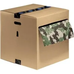 HAM-O® Universal-Bindevlies-Rolle, universale Ausführung, im Spenderkarton, Länge 46 m, Breite 410 mm, grün PIG