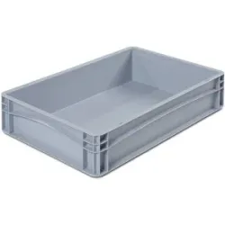 Alpha Eurobox aus PP mit geschlossenen Wänden, 23,9 Liter, HxBxT 120 x 600 x 400 mm
