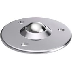 Kugelrolle, versenkt, Edelstahl, Tragkugel-Ø 19 mm Schulz Stanztechnik