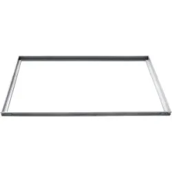 Aluminium-Einbaurahmen, für Aluprofilmatte, für LxB 985 x 785 mm Miltex