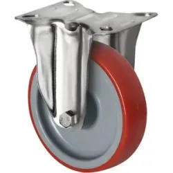 PU-Reifen auf PA-Felge, Rad-Ø x Breite 80 x 32 mm, ab 2 Stk, Bockrolle eurokraft basic