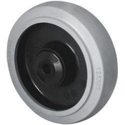 kaiserkraft Elastik-Reifen auf PA-Felge, Kugellager, Rad-Ø x Breite 80 x 35 mm