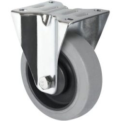 TPE-Reifen auf PP-Felge, ab 2 Stk, Rad-Ø x Breite 100 x 35 mm, Bockrolle eurokraft basic