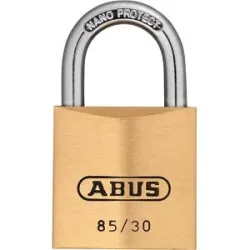 Vorhängeschloss, 85/30 Lock-Tag, VE 6 Stk, Messing ABUS