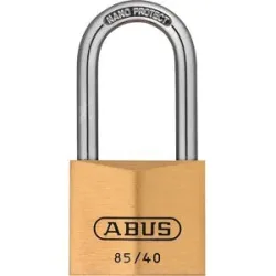 Vorhängeschloss, 85/40HB40, VE 3 Stk, Messing ABUS