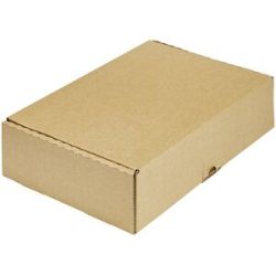 Klappbox, 1-wellig, braun, Innenmaße 240 x 178 x 142 mm, VE 25 Stk, ab 10 VE ratioform terra