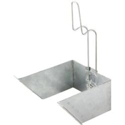 kaiserkraft Halterung, für Radkeile NG 53, ab 2 Stk, Stahl, silber