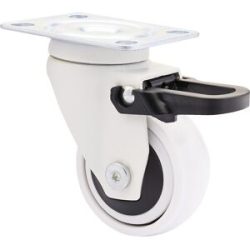 Möbel-Lenkrolle 3C-Serie, Radbreite 20 mm, VE 4 Stk, Ø 50 mm, Lenkrolle mit Total-Feststeller Wagner