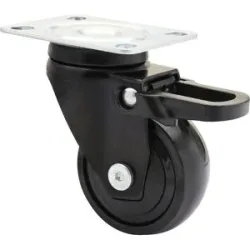 Möbelrolle 3C-Serie, Radbreite 20 mm, VE 4 Stk, Ø 50 mm, Lenkrolle mit Total-Feststeller Wagner