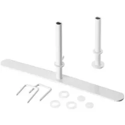 kaiserkraft Erweiterungsset für Schallschutz-Trennwände Softline, HxB 500 x 50 mm, weiß