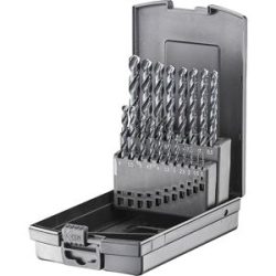 kaiserkraft Spiralbohrer-Satz, DIN 338 HSS-GK Typ VA - VAPO - PREMIUM, Set klein, 19 Teile
