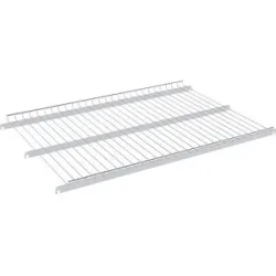 kaiserkraft Drahtgitterzwischenboden, L x B 880 x 600 mm, zum Einhängen, mit Aufkantung 20 mm