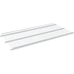 kaiserkraft Drahtgitterzwischenboden, L x B 1283 x 600 mm, zum Einhängen, mit Aufkantung 20 mm